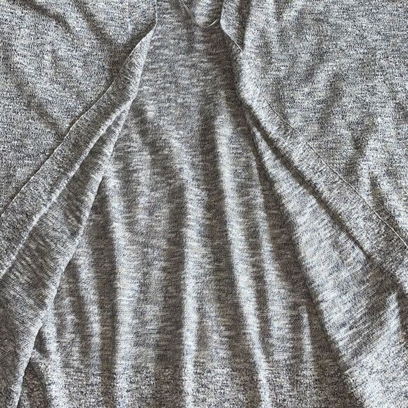 Loft Womens Open Front Cardigan Sweater Metallic Acrylic Blend Gray Small Petite - Picture 4 of 8